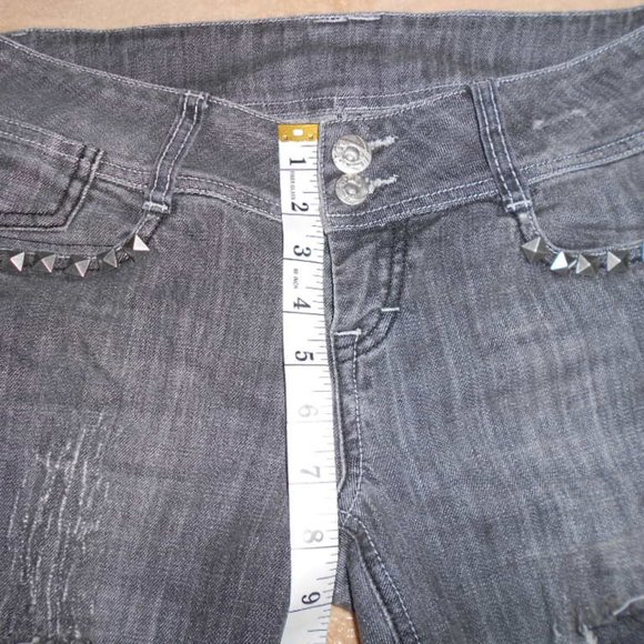 Distressed Gray Jeans! - Picture 11 of 12